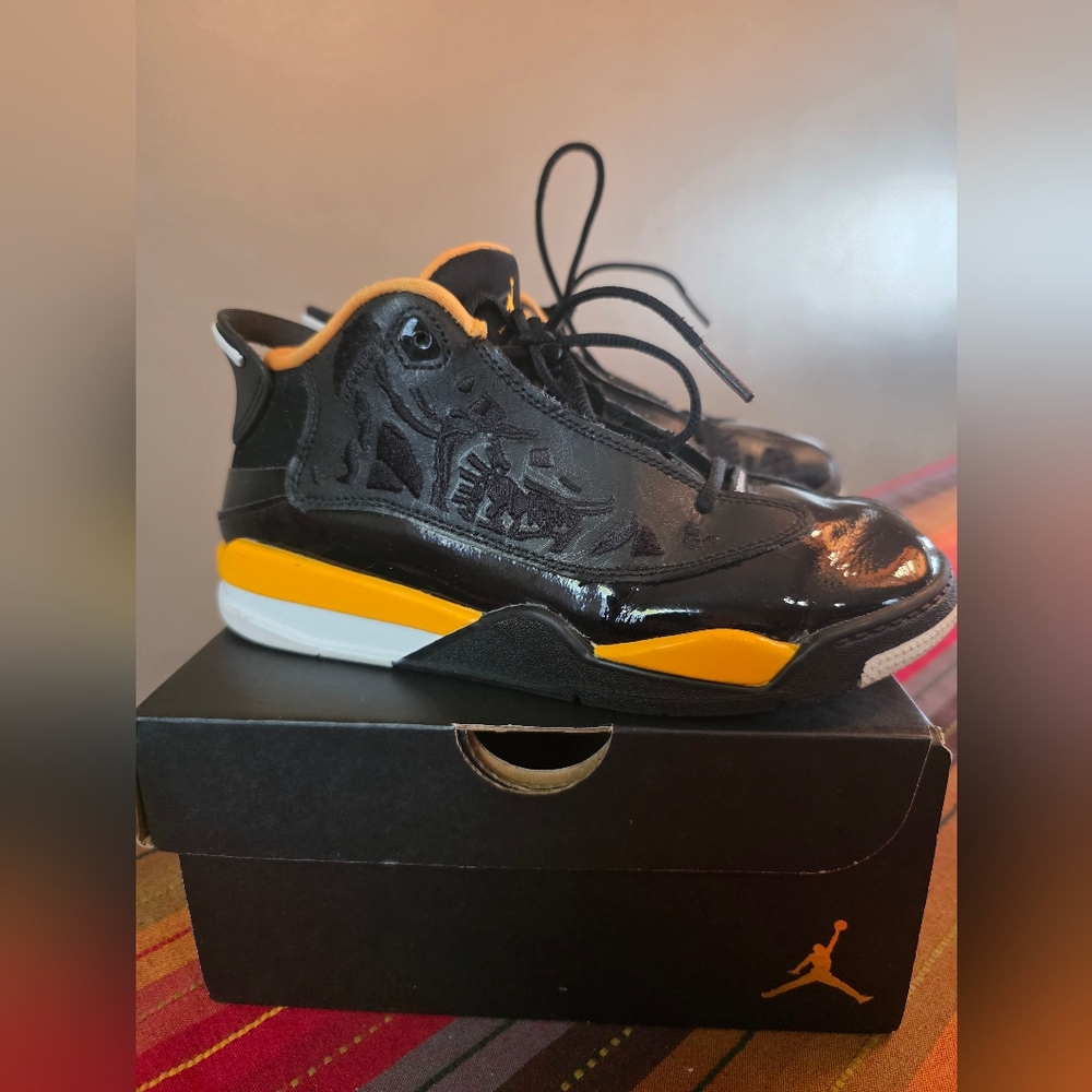 Air JordanJordan Dub Zero PS 'Black Taxi' Kids Sz 3 Gently Used